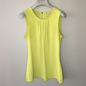 Banana Republic Chartreuse Tank Top, XS